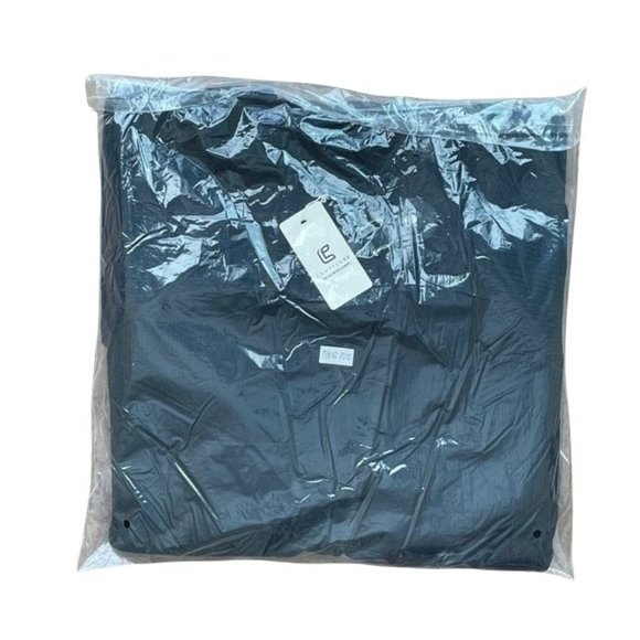 WOMENS BLACK PONCHO CLOAK W/POCKETS / SNAP NECK CLOSURE  - OS - Picture 11 of 11